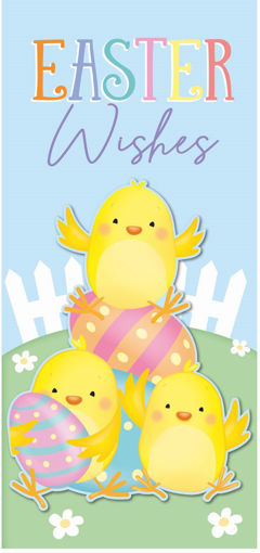 Picture of EASTER MONEY WALLET CHICKS
